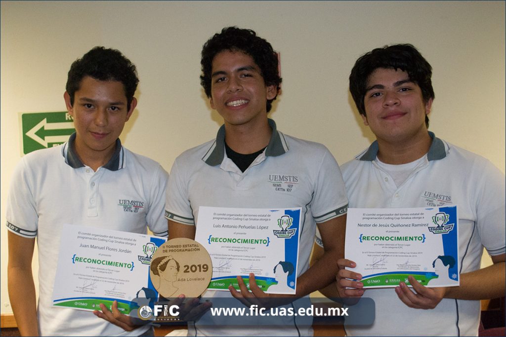 Premiación del Segundo Torneo Estatal de Programación en Sinaloa“ADA LOVELACE”