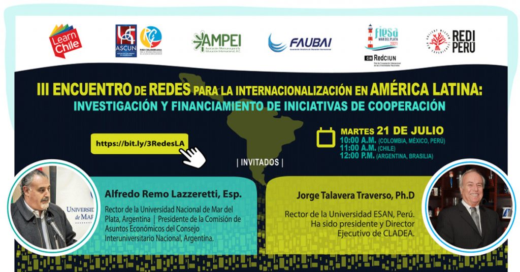 La FIC te invita a participar en el III Encuentro de Redes para la Internacionalización en América Latina