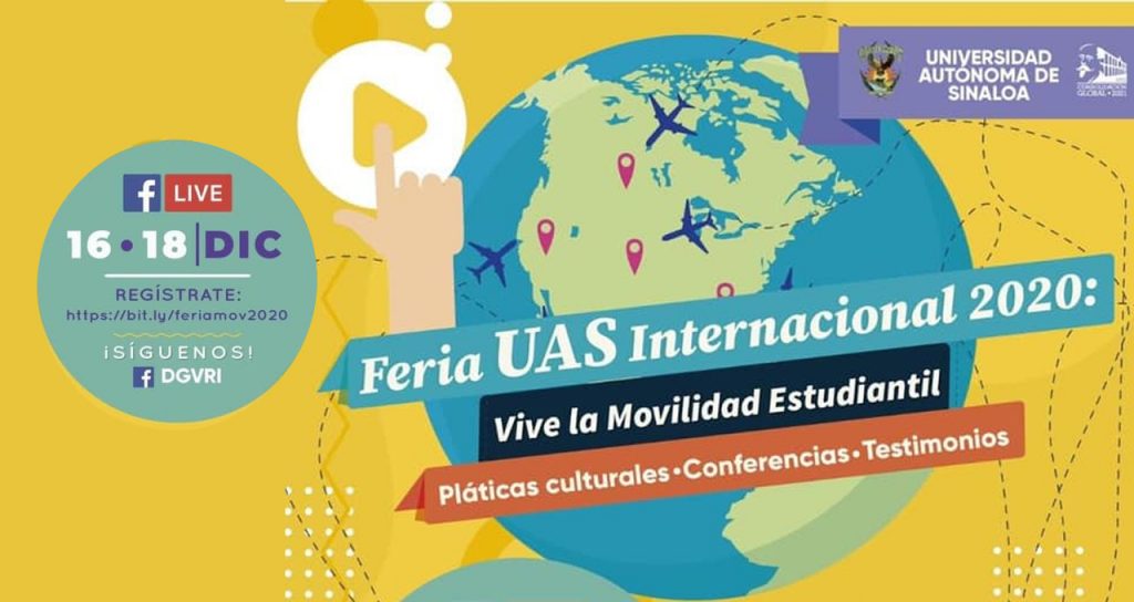 La FIC te invita “La Feria UAS Internacional 2020: Vive la Movilidad Estudiantil”