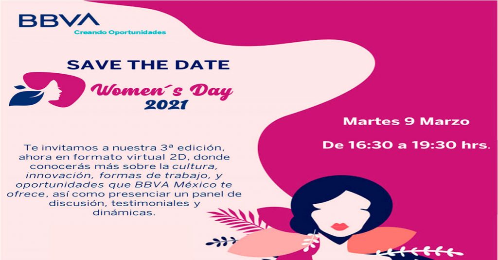 La FIC te invita a la conferencia Save the Date Women’s Day de BBVA Creando Oportunidades