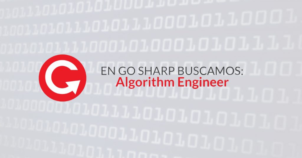 La empresa GO SHARP ofrece la vacante de Algorithm Engineer.