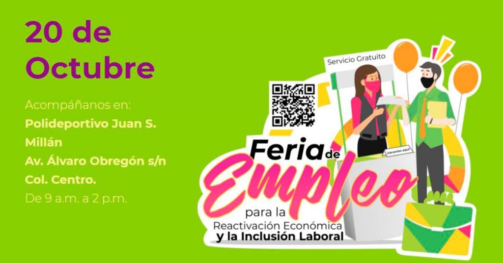 La FIC te invita a participar en la Feria de Empleo Culiacán 2021