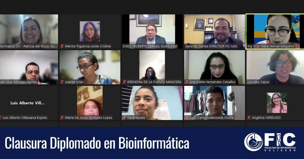 Clausura 2da edición del Diplomado en Bioinformática