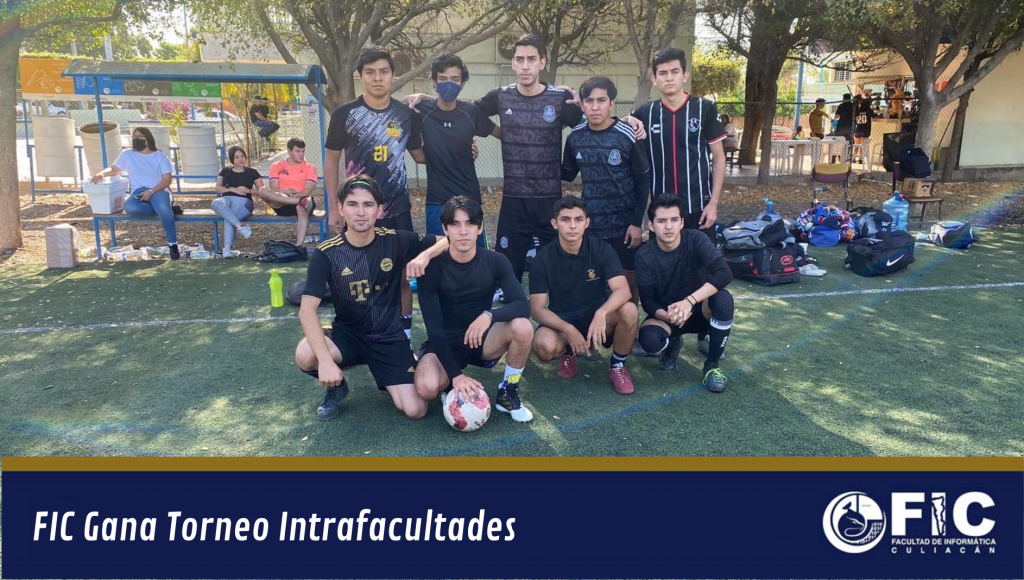Equipo de la FIC campeón en la Jornada del Torneo de Fútbol Intrafacultades.
